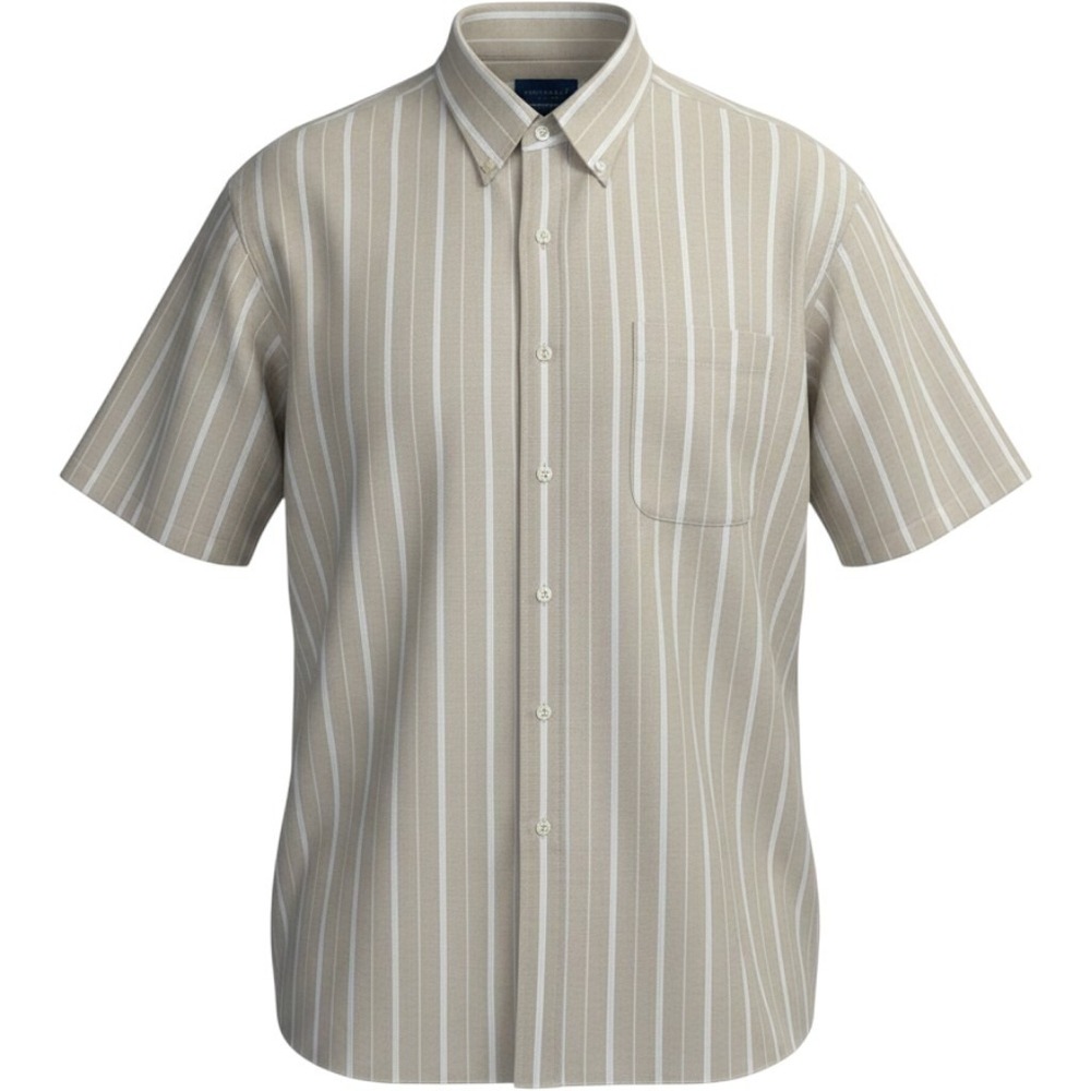 Towncraft Beige Button Up Shirt Size 2x‎